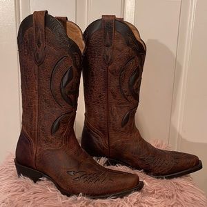 Brown Cowboy Boots Purchased in Nashville